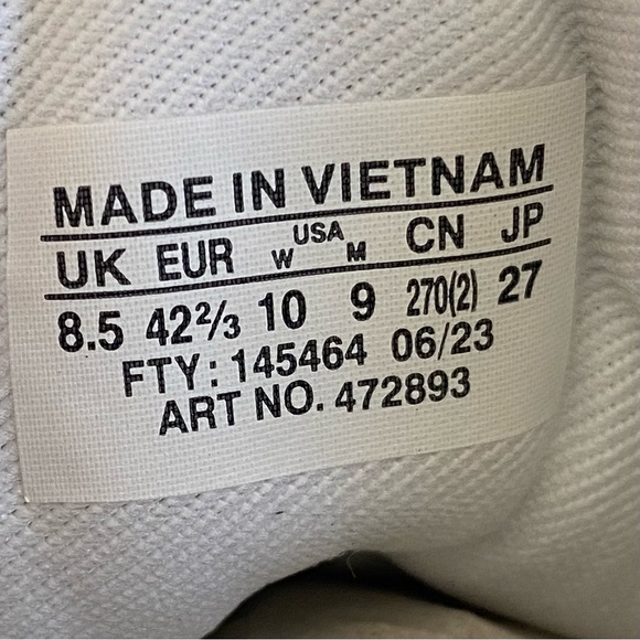 Salomon XT Pathway Trail Hiking Shoes Men 9 Women 10 White Quicklace Grip NEW - Picture 12 of 12